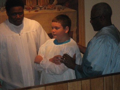 Easter Sunday Baptism - 4/12/09