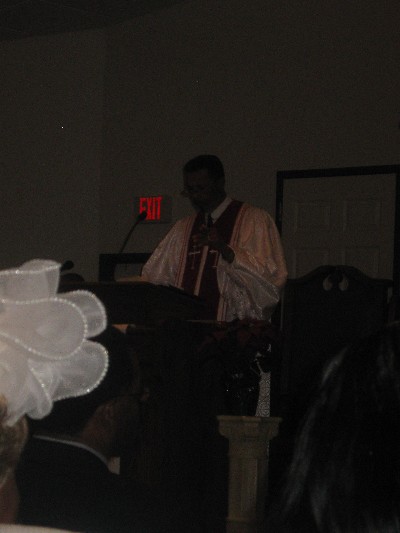 Rev. Hale Preaching