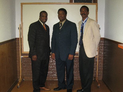 The Workshop Presenters with Pastor Stewart